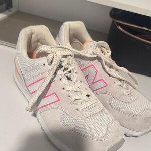 New Balance Women's Shoes - White and Pink